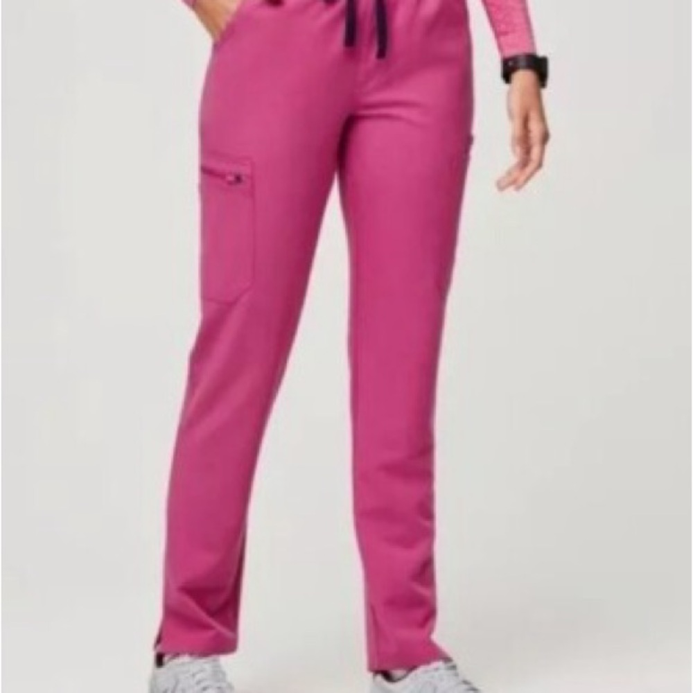 Figs Electric Orchid Yola Skinny Scrub Pant